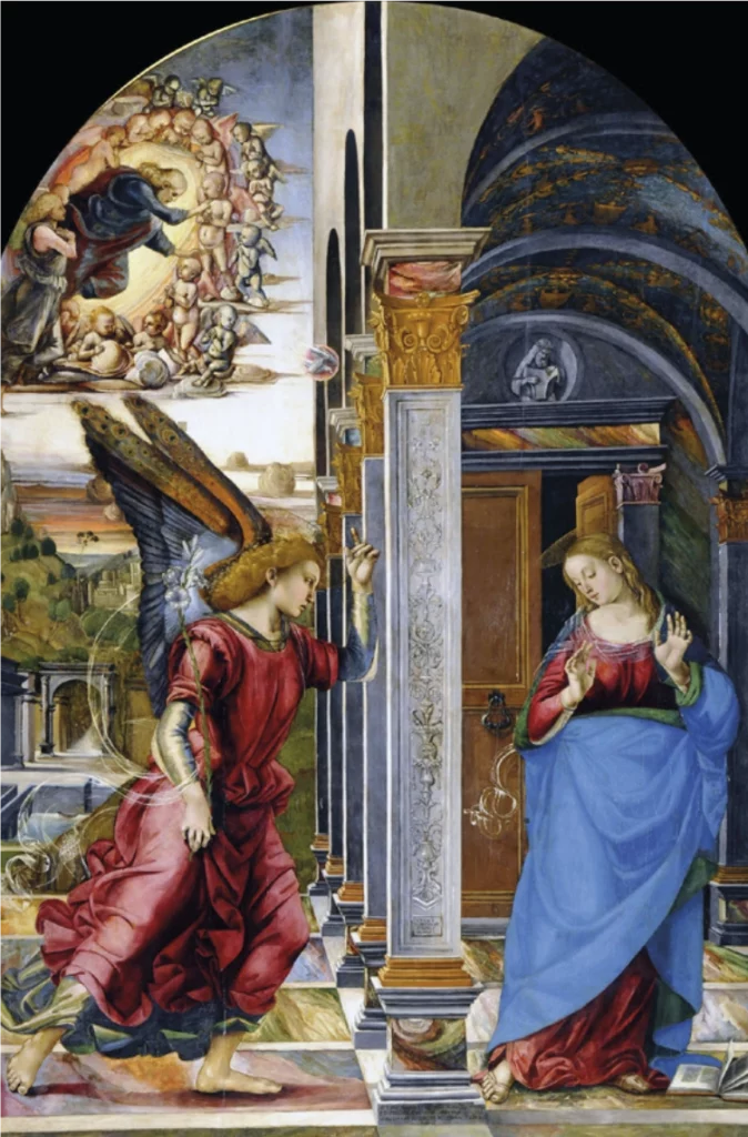 Annunciazione, 1491 Olio su tavola Volterra, Pinacoteca Civica