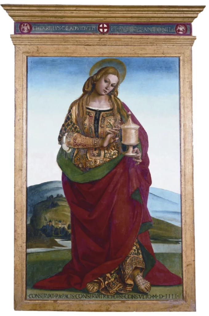 Santa Maria Maddalena, 1504 tavola / pittura a olio Orvieto, Museo dell’Opera del Duomo